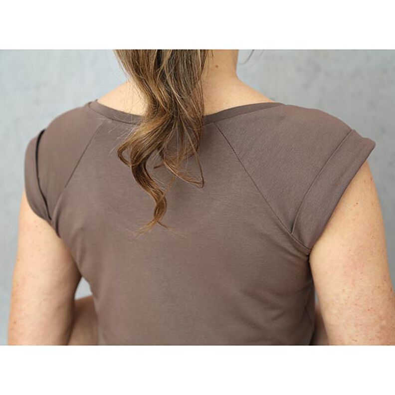 FRAU JOSY - Débardeur avec couture raglan et revers aux épaules, Studio Schnittreif | XS - XL,  image number 4