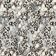 Jersey polyester Imprimé serpent – blanc/noir,  thumbnail number 1