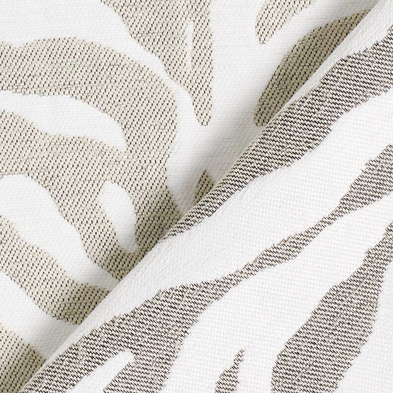 Tissu de revêtement Jacquard Zèbre – anémone/nature, image number 4