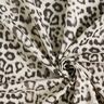 Mélange viscose lin Imprimé numérique léopard – amande/noir,  thumbnail number 3