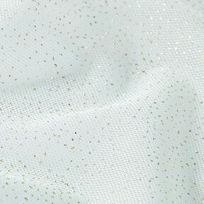 Tissu tulle scintillant – menthe/or, 