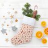 Tissu en coton Cretonne jolis sapins – nature/carmin,  thumbnail number 5