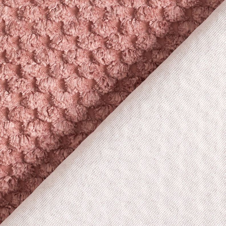 Tissu de revêtement motif texturé doux – vieux rose, image number 3