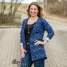 Jersey coton Cœurs dorés | Glitzerpüppi – indigo,  thumbnail number 5