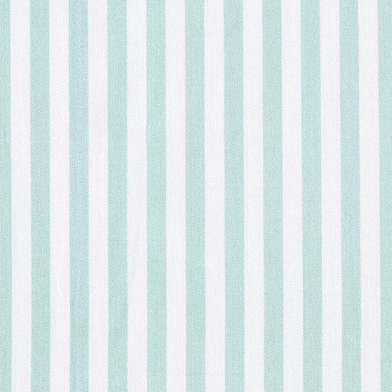 Tissu de décoration Semi-panama rayures verticales – menthe/blanc,  image number 1