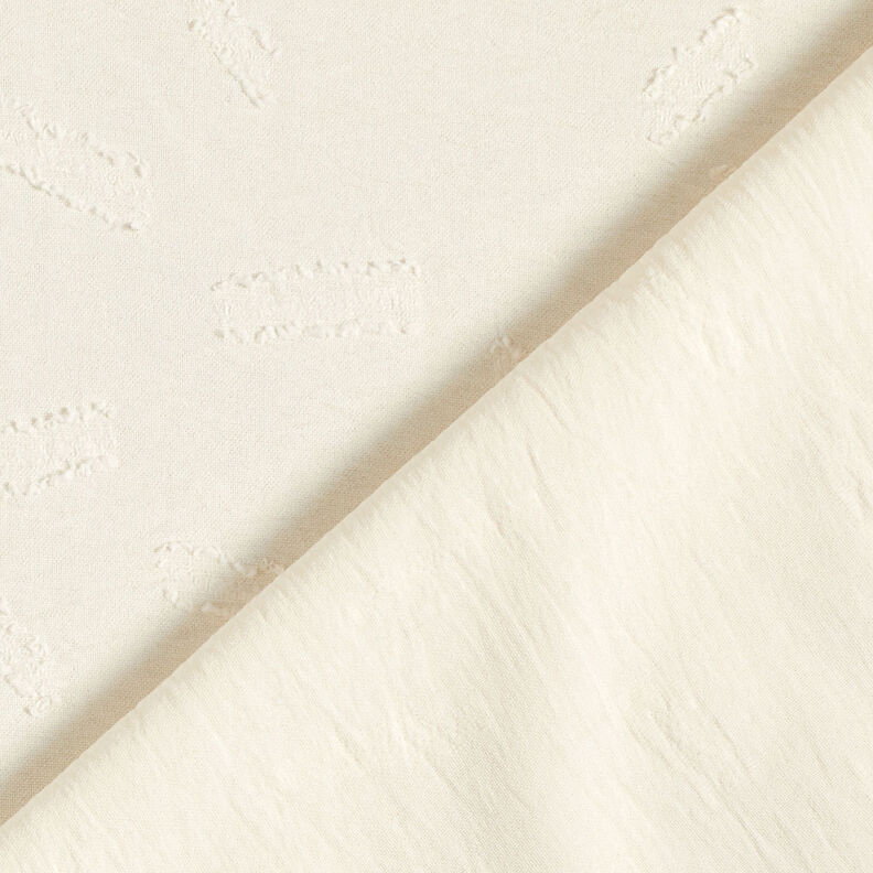 Jacquard dobby Rayures – écru,  image number 5