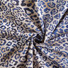 GOTS Popeline coton Motif léopard | TCC x LOOKS by Wolfgang Joop – indigo/taupe clair,  thumbnail number 5