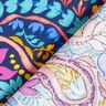Tissu en coton Cretonne vrilles florales – bleu nuit,  thumbnail number 4