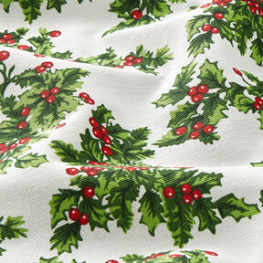 Tissu de décoration Canvas Gui – vert/rouge, 