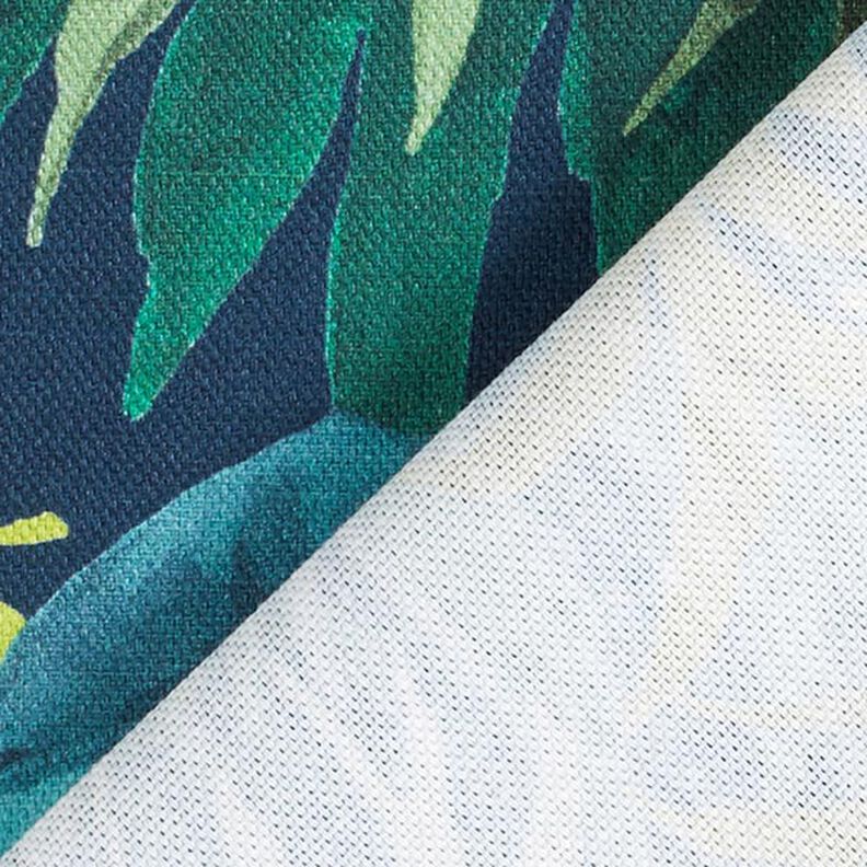 Tissu de décoration semi-panama Polinesia – bleu/vert,  image number 3