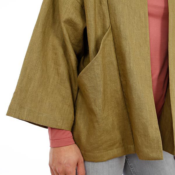 FRAU SINA - Veste kimono à poches en biais, Studio Schnittreif  | XS -  XXL,  image number 6