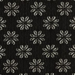 Stretch Fleurs en dentelle – noir, 