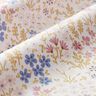 Coton enduit Prairie fleurie multicolore – blanc/violet pastel,  thumbnail number 3