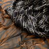 Mousseline Fines rayures pailletées et imprimé tigre – noir/cuivre,  thumbnail number 5