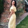 Mélange coton viscose Rayures – jaune curry/écru,  thumbnail number 5