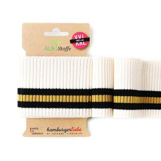 GOTS Bord-côtes Bio CUFF ME RIPPED [140 cm | 8 cm] | Albstoffe | Hamburger Liebe, 