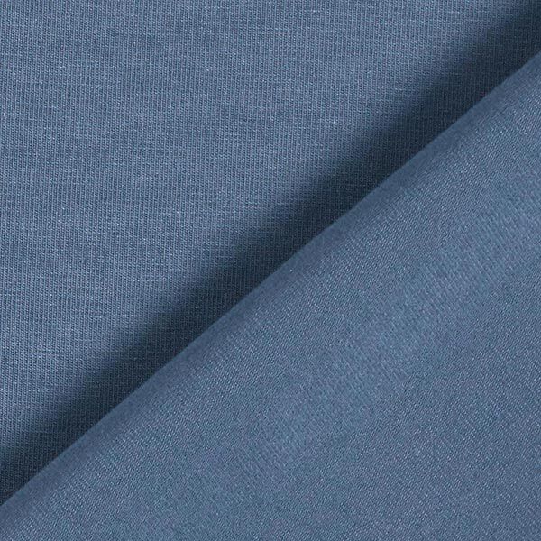 Jersey coton Medium uni – bleu jean,  image number 5