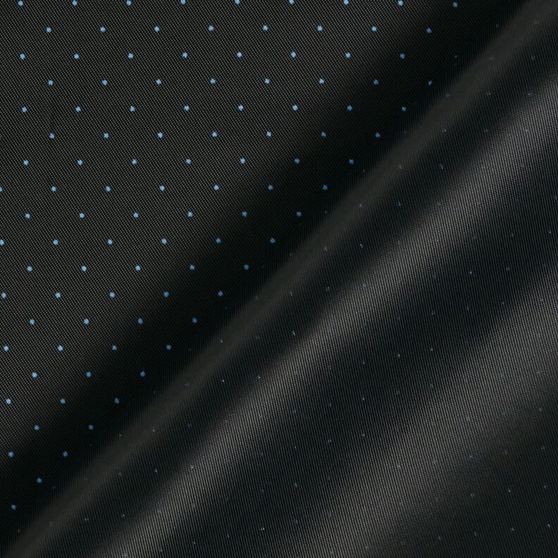 Tissu de doublure Petits pois – noir/bleu clair,  image number 3