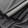 Tissu de pantalon stretch zigzag – argent/noir,  thumbnail number 5