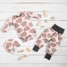 Jersey coton Cœurs colorés – écru,  thumbnail number 6