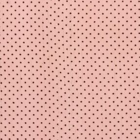 Mousseline Rayures et pois pailletés – vieux rose clair, 