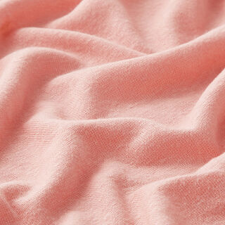 Tricot fin mélange viscose lin – saumon, 