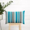 Toile pour store banne Rayures mixtes – gris/turquoise,  thumbnail number 8
