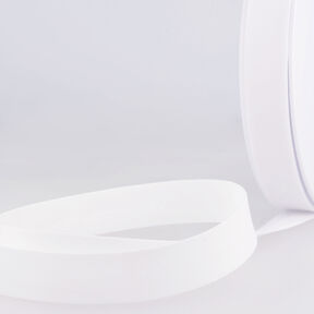 Biais Polycotton [20 mm] – blanc, 