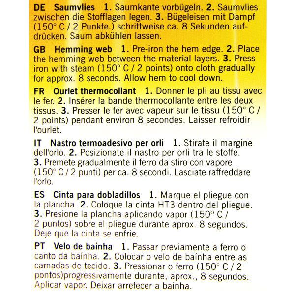 Ourlet thermocollant HT3, 10 cm x 10 m, image number 3