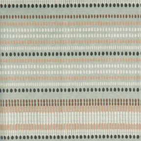 Tissu d’extérieur Canvas Pois – eucalyptus/marron clair, 