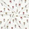 Jersey gaufré Fleurs | Poppy Fabrics – ivoire/abricot,  thumbnail number 3