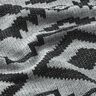 Tissu maille à motif ikat – gris/noir,  thumbnail number 2