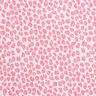 Tissu pour maillot de bain Imprimé léopard – blanc/rose,  thumbnail number 1