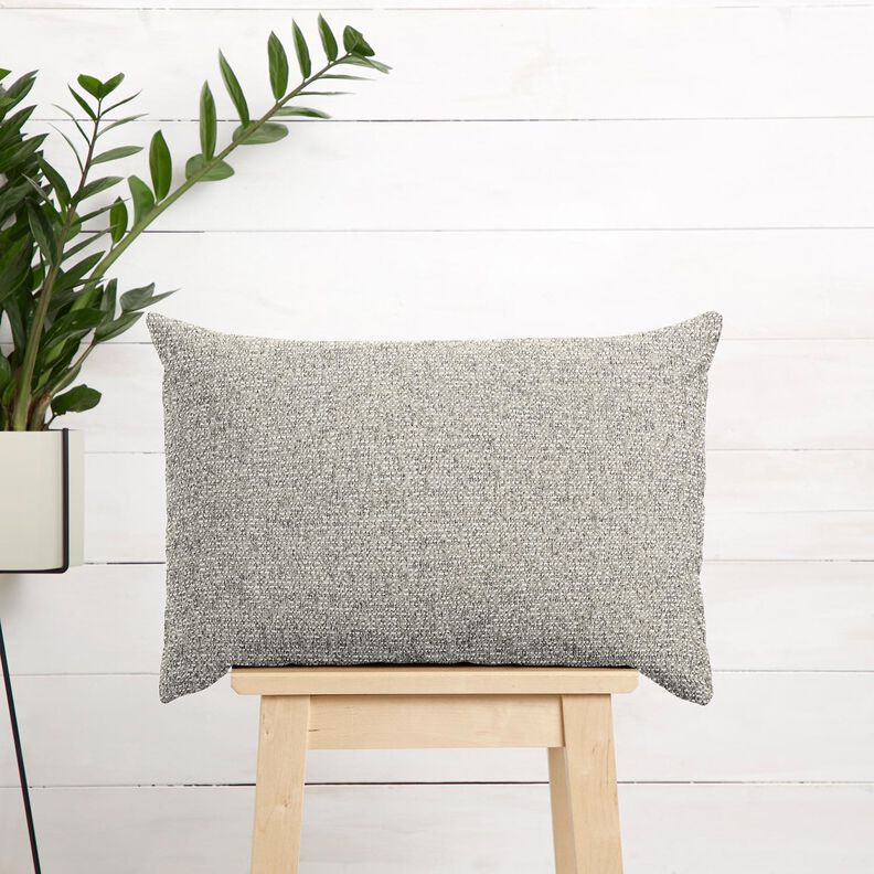 Tissu de revêtement tissé multicolore – taupe clair/gris,  image number 7
