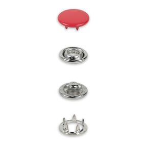 Boutons pression en jersey [12 mm] | Prym – rouge, 