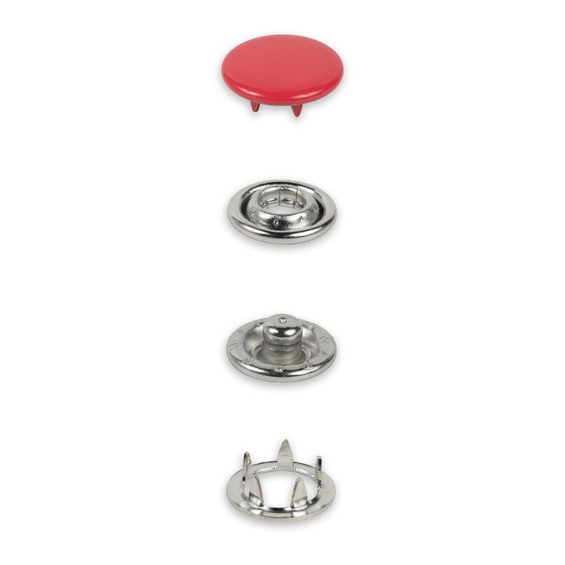 Boutons pression en jersey [12 mm] | Prym – rouge,  image number 2