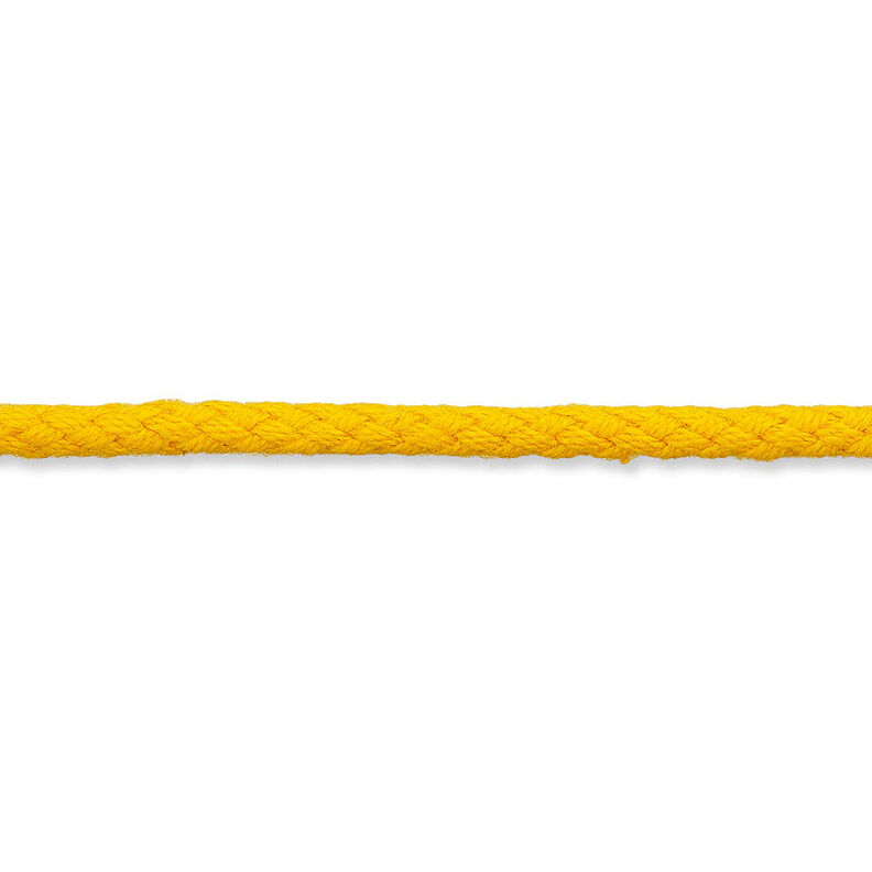 Cordon en coton [Ø 3 mm] – jaune soleil,  image number 1