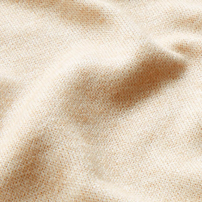 Tissu maille Mélange viscose Chiné – crème,  image number 2
