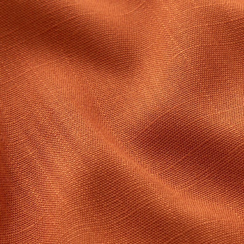 Tissu en viscose aspect lin – cuivre,  image number 3
