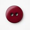 Bouton à 2 trous rond [Ø 11 mm] – rouge bordeaux,  thumbnail number 1