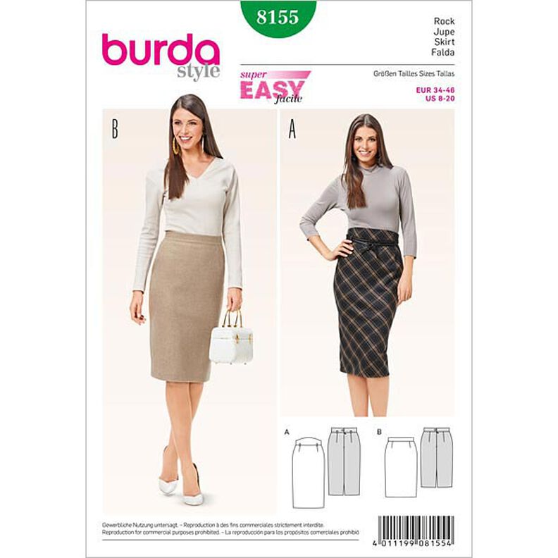 Jupe, Burda 8155,  image number 1