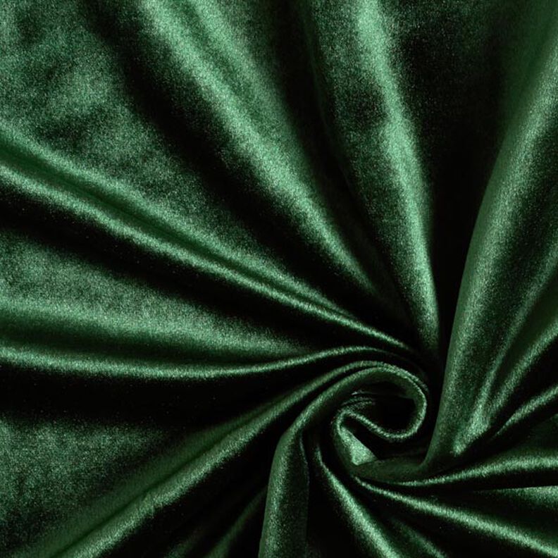 Tissu de décoration Velours – vert foncé,  image number 1