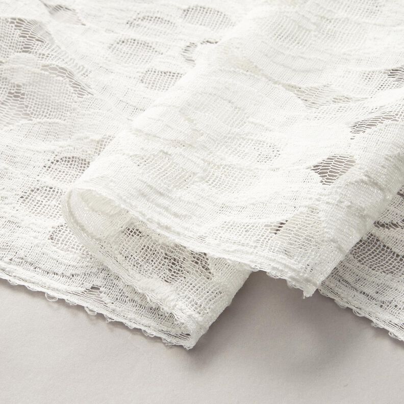 Tissu en dentelle Marguerites – blanc,  image number 5