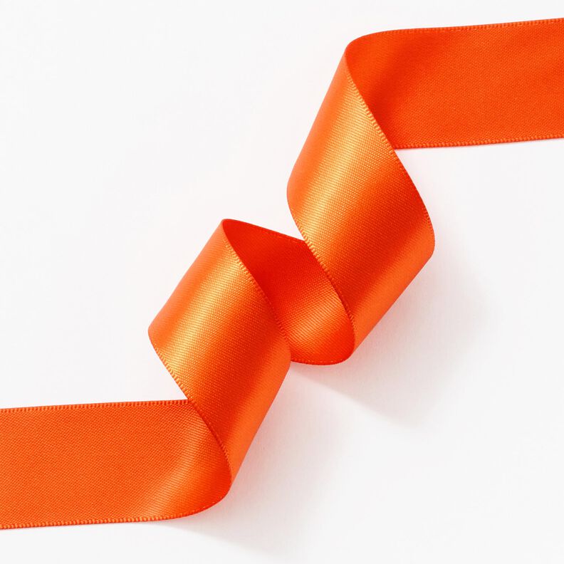 Ruban de satin [25 mm] – orange,  image number 3