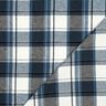 Flanelle coton gros carreaux – bleu jean/écru,  thumbnail number 3