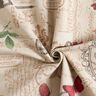 Tissu de décoration Semi-panama Collage romantique – nature/myrtille,  thumbnail number 3