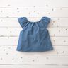 Tissu double gaze de coton – bleu jean,  thumbnail number 8