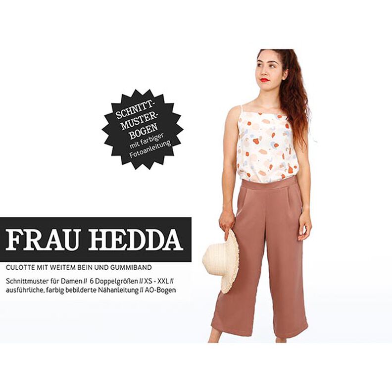 FRAU HEDDA - Jupe-culotte à jambes larges et ceinture élastique, Studio Schnittreif  | XS -  XXL,  image number 1