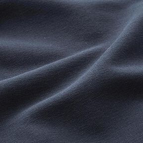 French Terry léger uni – bleu nuit, 