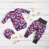 Jersey coton Fleurs colorées | Poppy Fabrics – bleu nuit,  thumbnail number 6